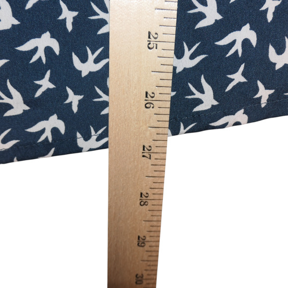 Gorgeous Birds Blouse Womens Size 16 Blue Oversized Lightweight Animals Boho - Picture 6 of 9